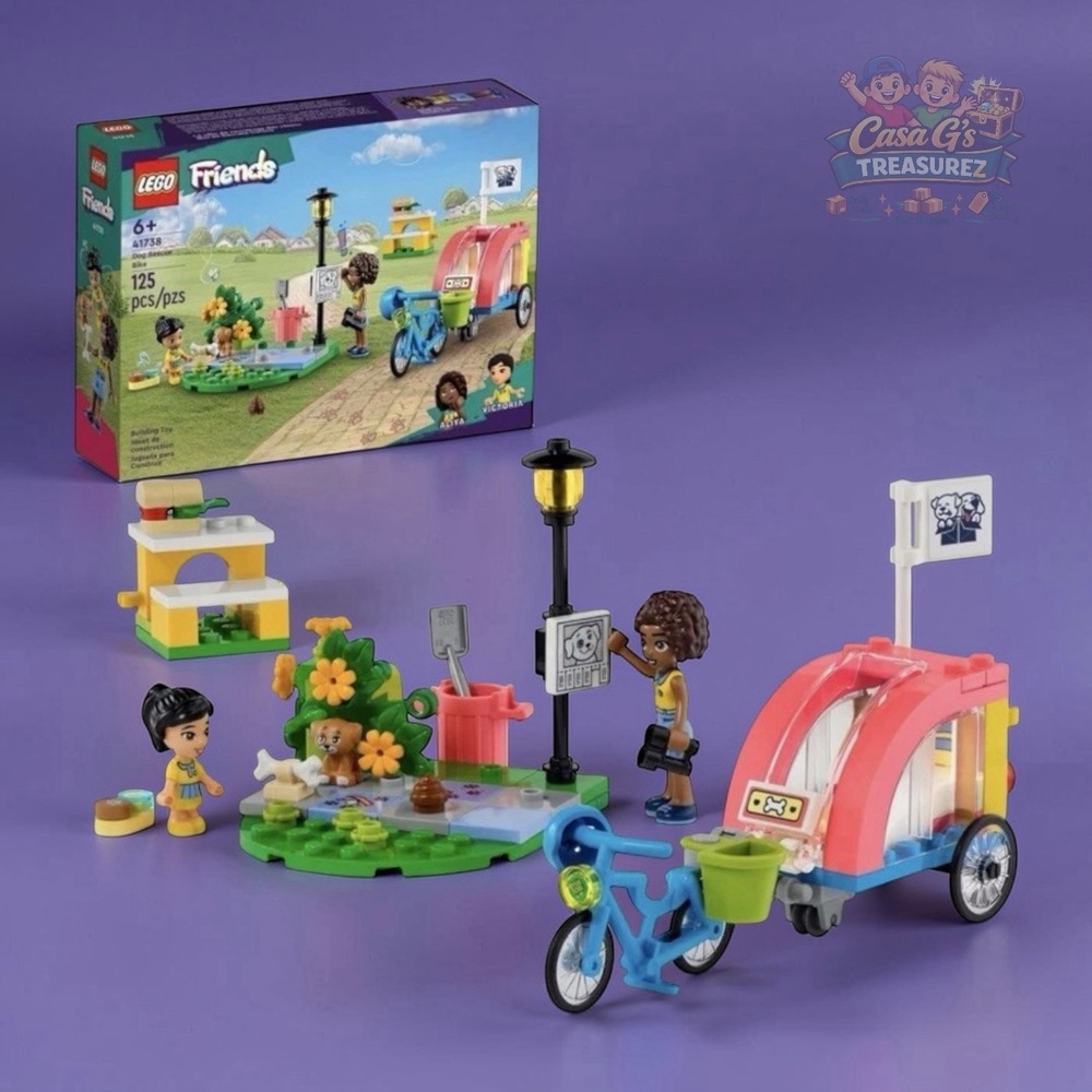 New Lego Friends Dog Rescue Bike (41738) 6+ 125 Pcs Girl Boy Toy Easter Gift